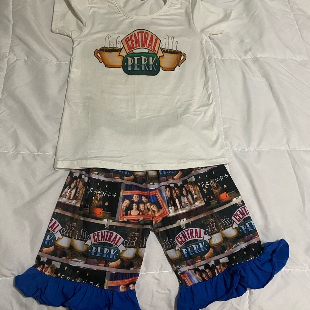 Friends themed two piece child’s outfit